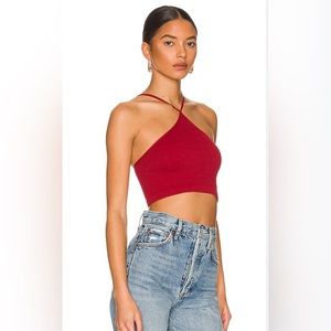 Free People Center of Attention Crop Tank in Rio Red! Size XS/S